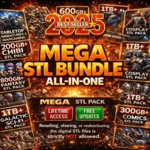 All-in-One STL Mega Bundle for 3D Printing | Figurines, Models & Scenery | Digital Download